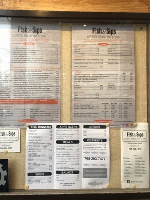 Menu photo 8 Fish and Sips Collingwood, ON