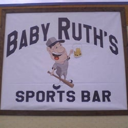 Baby Ruths Sports Bar - The sign on the building.