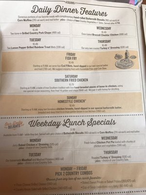 Menu photo 2 Cracker Barrel Old Country Store Greenville, NC Menu photo 2 Cracker Barrel Old Country Store Greenville, NC