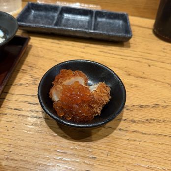Ten no Meshi - Scallop Katsu with Ikura - Japanese Near Me - Los Angeles, California Ten no Meshi - Scallop Katsu with Ikura - Japanese Near Me - Los Angeles, California