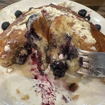 Another Broken Egg Cafe - Lemon blueberry ricotta pancakes - American Near Me - Raleigh, North Carolina