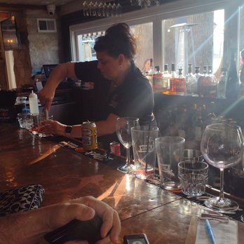 The Getaway - Bartender working very hard - Italian Near Me - Lake Geneva, Wisconsin