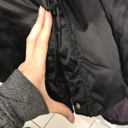 Famous European Custom Tailor Shop - There is supposed to be a gap at the bottom but not this large. The jacket was worse than this the first time I went to pick it up.