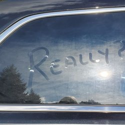 Country Sudser Car Wash - Film on windows!