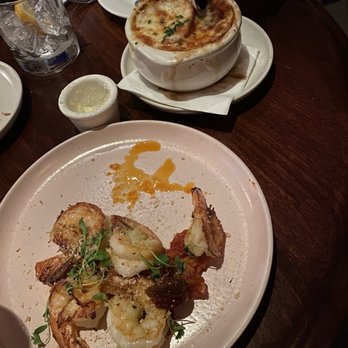 Rat's Restaurant - Sautéed shrimp and Traditional Onion Soup - French Near Me - Hamilton, New Jersey Rat's Restaurant - Sautéed shrimp and Traditional Onion Soup - French Near Me - Hamilton, New Jersey