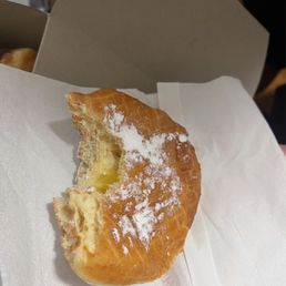 Lemon filled donut before 12/3