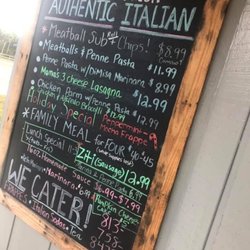 DiMisa Gourmet Sicily + Dolci - Cute menu board