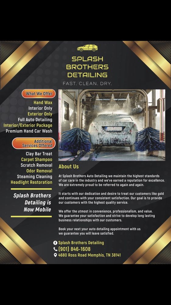 SPLASH BROTHERS MOBILE DETAILING Updated September 2024 28 Photos