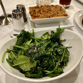 Ruth's Chris Steak House - Sautéed Garlic Spinach and Sweet Potato Casserole - Steakhouses Near Me - Ponte Vedra Beach, Florida Ruth's Chris Steak House - Sautéed Garlic Spinach and Sweet Potato Casserole - Steakhouses Near Me - Ponte Vedra Beach, Florida