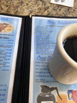 Menu photo 1 Cozy Cafe Redondo Beach, CA Menu photo 1 Cozy Cafe Redondo Beach, CA