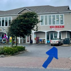 The Chill Spot - Outside / Exterior of shop - across from Harris Teeter where Wild Horse Adventure Tours is, Corolla. Open late - 10PM, in season
