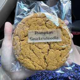 Pumpkin Snickerdoodle Cookie