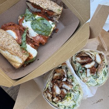 Ggiata - Spicy P and chicken Caesar wrap - Sandwiches Near Me - Los Angeles, California
