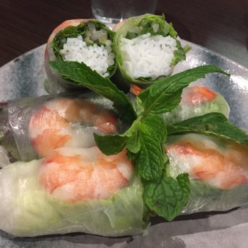 Pho Element - Spring rolls with fancyish presentation. - Vietnamese Near Me - San Mateo, California