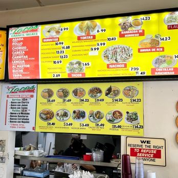 Baby's Tacos - Menu - Tacos Near Me - Pomona, California