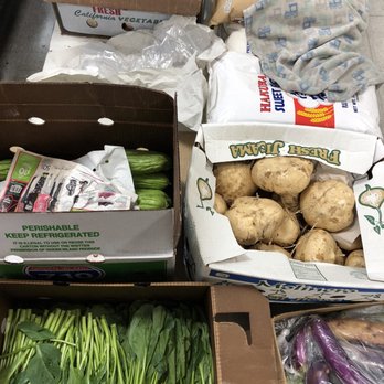 Lao Market - Fresh vegetables still in the box - International Grocery Near Me - Redding, California Lao Market - Fresh vegetables still in the box - International Grocery Near Me - Redding, California