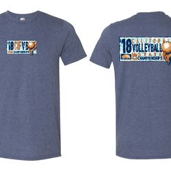 Billy Tees - 2018 CIF Volleyball t-shirt design