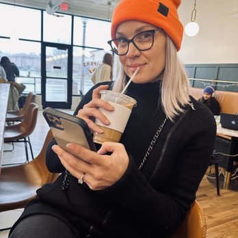 Pipers Tea & Coffee - Brown sugar oat milk iced latte w/ this special lady - Coffee & Tea Near Me - St. Louis, Missouri Pipers Tea & Coffee - Brown sugar oat milk iced latte w/ this special lady - Coffee & Tea Near Me - St. Louis, Missouri