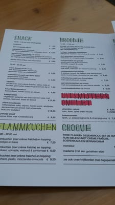 Menu photo 2 Belgisch Biercafé Boudewijn Rotterdam, ZH Menu photo 2 Belgisch Biercafé Boudewijn Rotterdam, ZH
