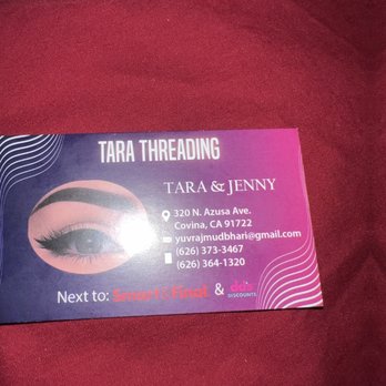 Tara Threading - Eyebrow Services Near Me - Covina, California