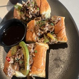 Philly Cheesesteak Sliders