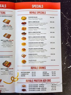 Menu photo 2 Shawarma Royale Toronto, ON Menu photo 2 Shawarma Royale Toronto, ON