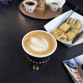 Cafe Dolce - Hot Latte - Coffee & Tea Near Me - Solvang, California