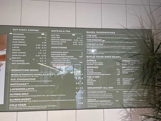 Menu photo 2 Alfred Coffee Los Angeles, CA Menu photo 2 Alfred Coffee Los Angeles, CA
