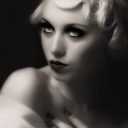 1920's makeup by marisol de la Torre