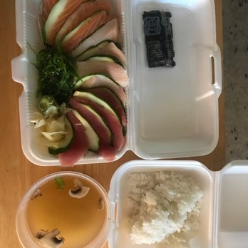 Amerikan Ichi - Take out 12 Piece Sashimi Combo, includes rice and miso soup during Covid19. - Sushi Bars Near Me - Placerville, California