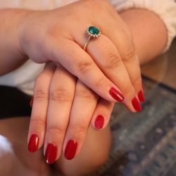 Lilly's Nails & Spa - At-home photo of my simple gel manicure!
