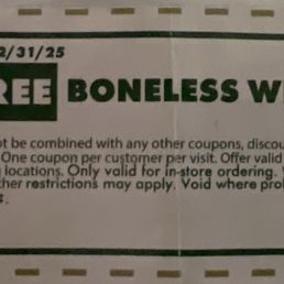 The coupon The coupon