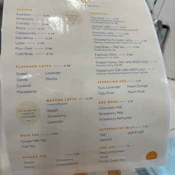 Still Coffee & Treats - Menu as of May 2025 - Coffee & Tea Near Me - Brea, California Still Coffee & Treats - Menu as of May 2025 - Coffee & Tea Near Me - Brea, California