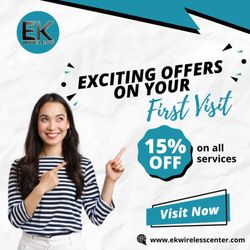 EK Wireless - Cell Phone Repair & Unlocking Specialist - 15% off till 15th November 2021