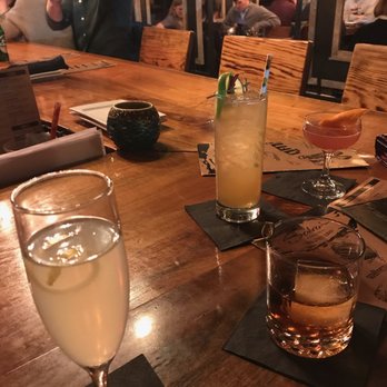 Sabai - Two front cocktails are the Thai 75 and Spider Bite - Bars Near Me - Richmond, Virginia Sabai - Two front cocktails are the Thai 75 and Spider Bite - Bars Near Me - Richmond, Virginia