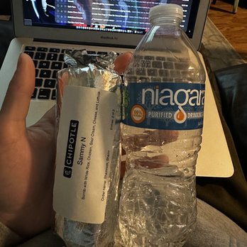 Chipotle Mexican Grill - a bottle of water and a bottle of water - Mexican Near Me - San Francisco, California Chipotle Mexican Grill - a bottle of water and a bottle of water - Mexican Near Me - San Francisco, California
