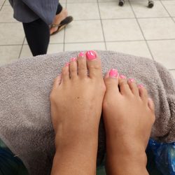 Angel Nails - Pink nails