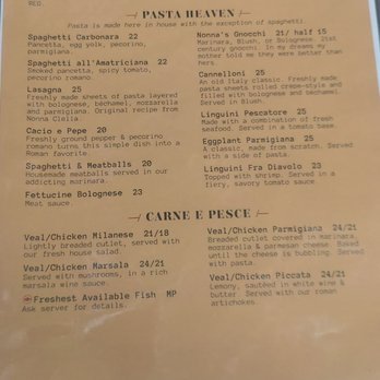 La Nonna - Menu - Italian Near Me - Philadelphia, Pennsylvania La Nonna - Menu - Italian Near Me - Philadelphia, Pennsylvania