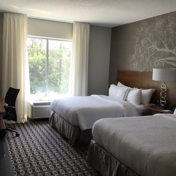 Fairfield by Marriott Inn & Suites Savannah Midtown - My suite - 2 queens.  Very roomy - Hotels Near Me - Savannah, Georgia