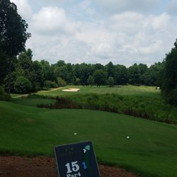 The Providence Club - 15 dogleg right. I cut the corner, over trees, and landed 60 yards from pin. Such a fun hole