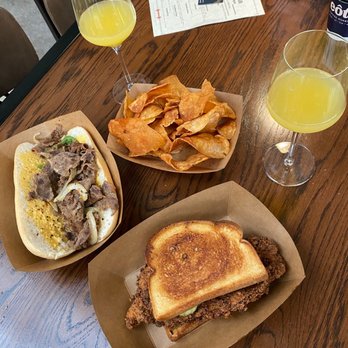 Parlor - Scissortail Sammies fried chicken sandwich , Philly cheesesteak - Food Court Near Me - Oklahoma City, Oklahoma