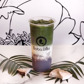 Boba Bliss - Taro matcha latte - Bubble Tea Near Me - Dublin, California