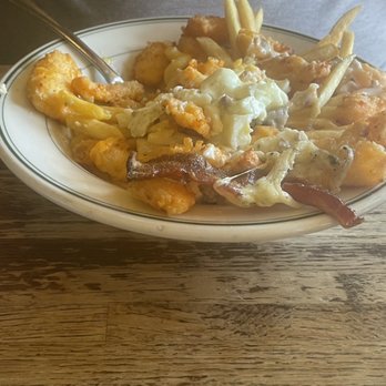 The Old Fashioned - Poutine with cheese curds, the bacon came off the chicken sandwich - American Near Me - Madison, Wisconsin