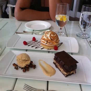 The Loft - lemon tart and chocolate cake - New American Near Me - Laguna Beach, California The Loft - lemon tart and chocolate cake - New American Near Me - Laguna Beach, California