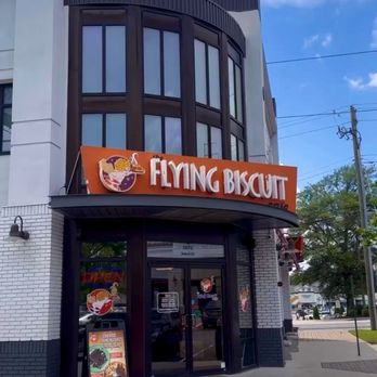 The Flying Biscuit Cafe - Entrance - Southern Near Me - Sandy Springs, Georgia The Flying Biscuit Cafe - Entrance - Southern Near Me - Sandy Springs, Georgia