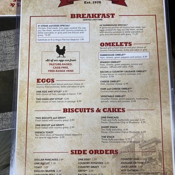 Farmhouse Restaurant - Menu - American Near Me - Branson, Missouri Farmhouse Restaurant - Menu - American Near Me - Branson, Missouri