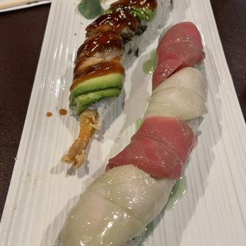 Sushi.Com - Dragon Roll (left) & Tuna Roll (right) (IG: @evsn_eats) - Sushi Bars Near Me - Spokane, Washington Sushi.Com - Dragon Roll (left) & Tuna Roll (right) (IG: @evsn_eats) - Sushi Bars Near Me - Spokane, Washington
