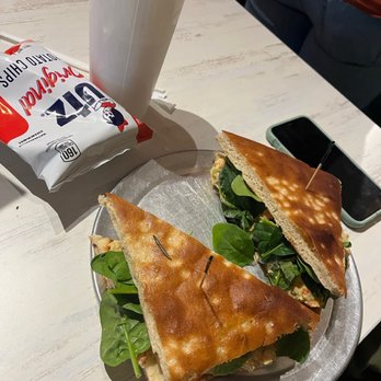 Pretzel & Pizza Creations - Vegan Hummus Salad Sandwich - Pizza Near Me - Frederick, Maryland Pretzel & Pizza Creations - Vegan Hummus Salad Sandwich - Pizza Near Me - Frederick, Maryland