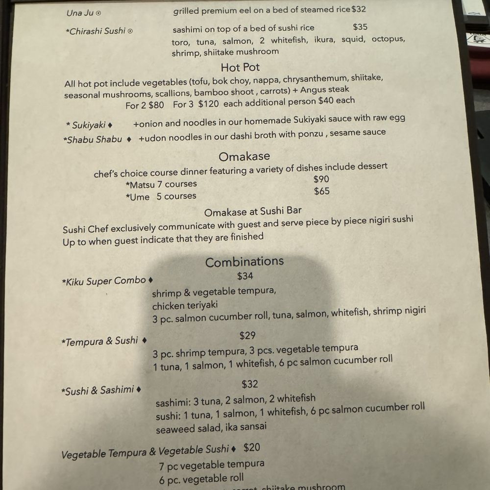 Kiku Japanese Restaurant - Menu - Japanese Near Me - Pittsburgh, Pennsylvania