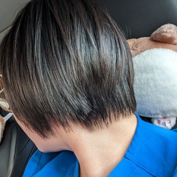 L2 Beauty Salon - This is clearly not an A line bob. - Hair Salons Near Me - Millbrae, California